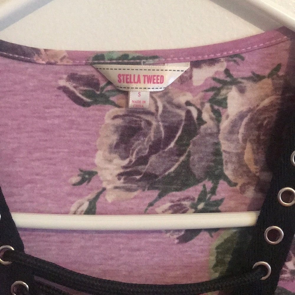 Purple Roses Shirt - Picture 3 of 4